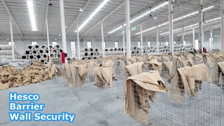 Schwere verzinkte Hesco-Sicherheitslösung für Absperrwände