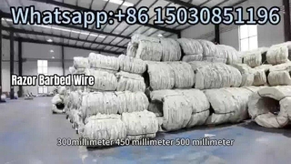 Concertina Razor Stacheldraht Sicherheits-Rasierdrahtverpackung