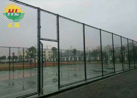 7ft Tall Chain Link Wire Fence Green Coated Standard Mesh 2" X 9 Gauge