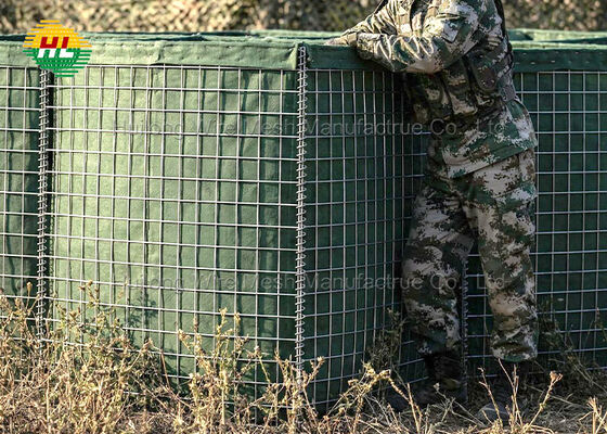 Foldable Defensive Barrier For Gabions Defense Emergency Bunker Blast Wall Barrier Blast Wall Hesco Defensive Barrier Bastion Price