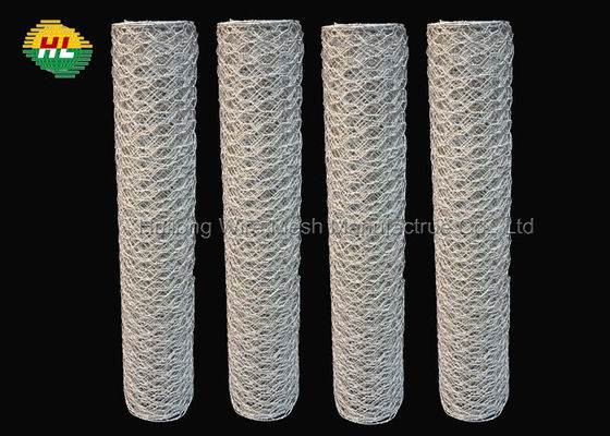 22 Gauge Chicken Mesh Wire Diameter 25.4mm Galvanized ISO Certificate