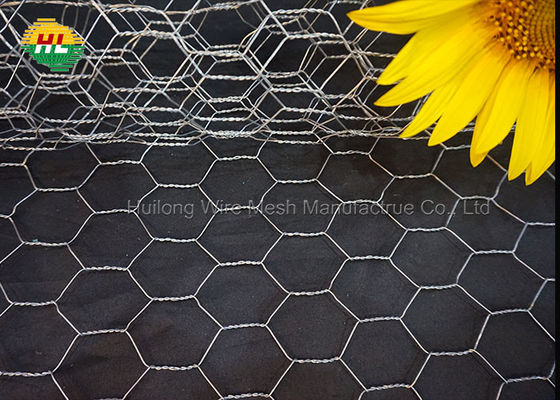 22 Gauge Chicken Mesh Wire Diameter 25.4mm Galvanized ISO Certificate