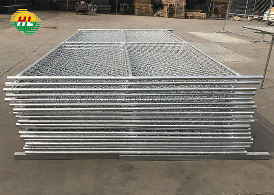 HUILONG Vinyl Coated Chain Link Fence , 50X50mm Diamond Mesh Panels