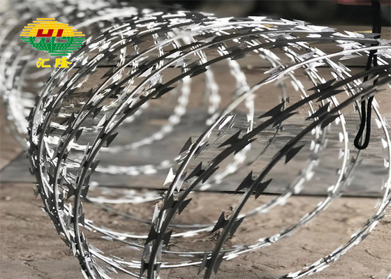 BTO-16 2.8MM SCHWELLWLANK heißgewalzte Grenze der Ukraine Concertina Razor Wire