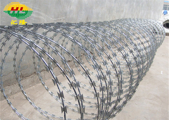 Hochwertige BTO-18 Conertina Razor Wire zur Kontrolle von Menschenmengen und zur Aufruhrverhütung