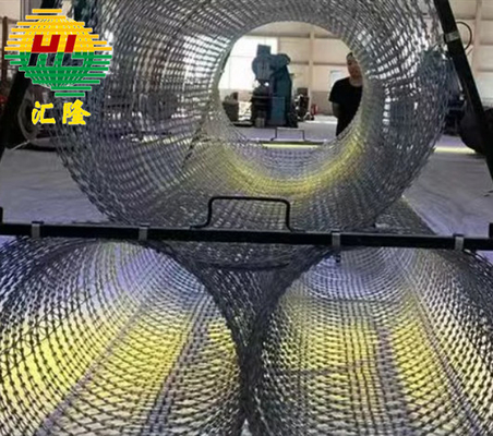 Hochleistungs-BTO-18 Concertina Razor Wire Fence für die militärische Verteidigung und Notfälle