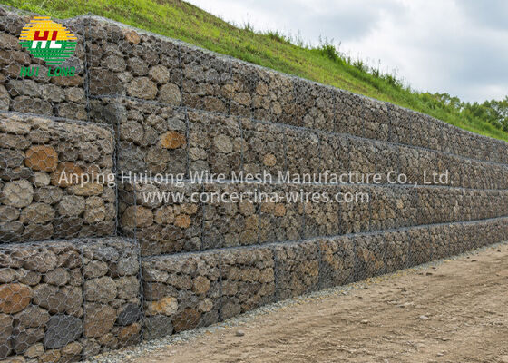 Jaula Gaviones Hexagonal Galvanisiert 2x1x1m Großanlagen Projekte Ingenieria Schutz Taludes Contencion Envio Inmediato