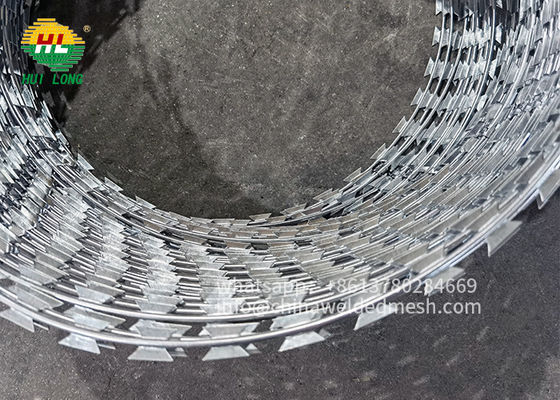 Flacher Rasiermesser-Draht-Zaun Top der Schleifen-BTO-22 900mm für hohe Sicherheit