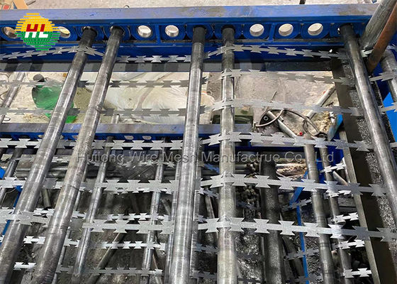 Ziehharmonika-Draht des Rasiermesser-BTO-22 mit Clipn, Querrasiermesser-Stacheldraht mit Clipn